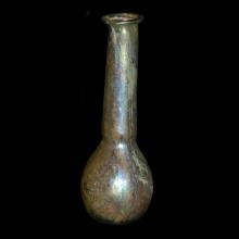 Verre iris� � panse tronconique